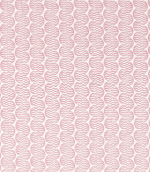 Raft Stripe Print Fabric / Dusk Pink