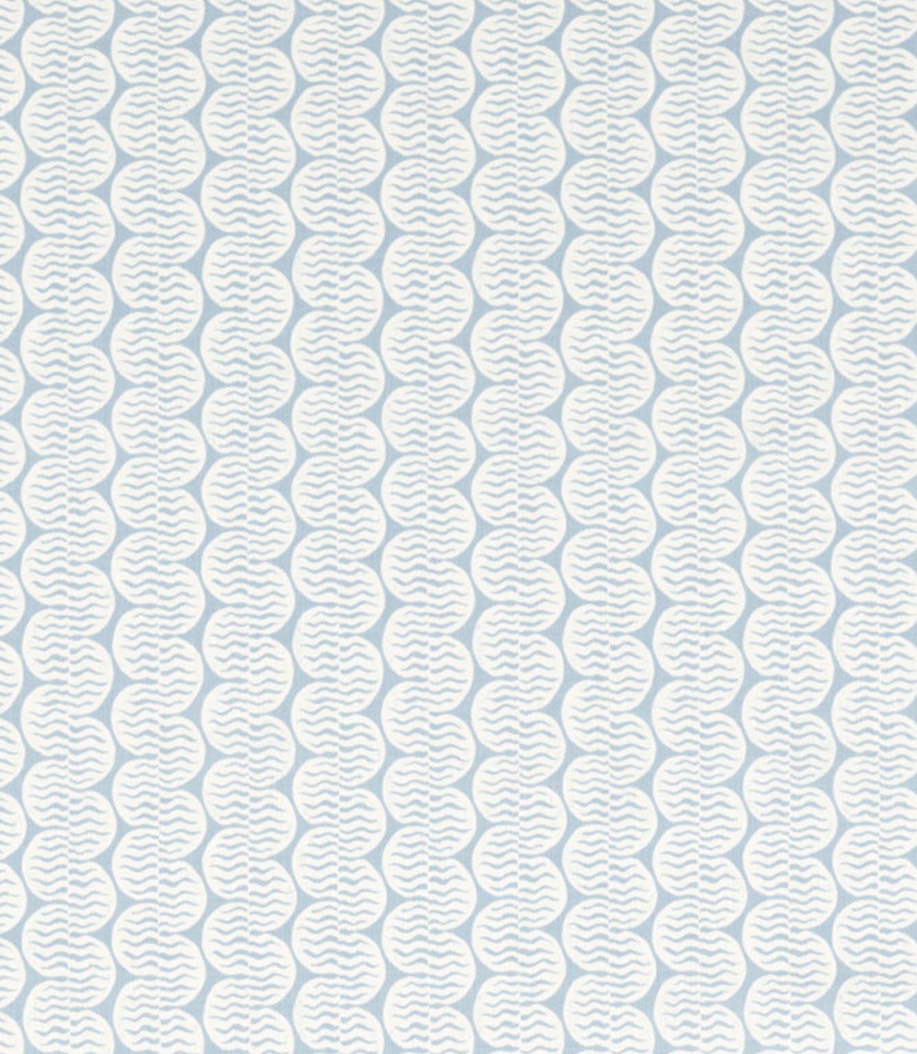 Raft Stripe Print Fabric / Coast Blue