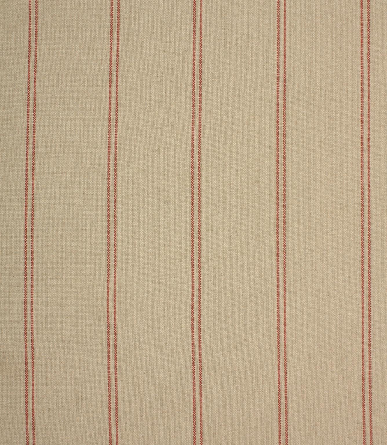 Farmhouse Stripe Fabric / Red