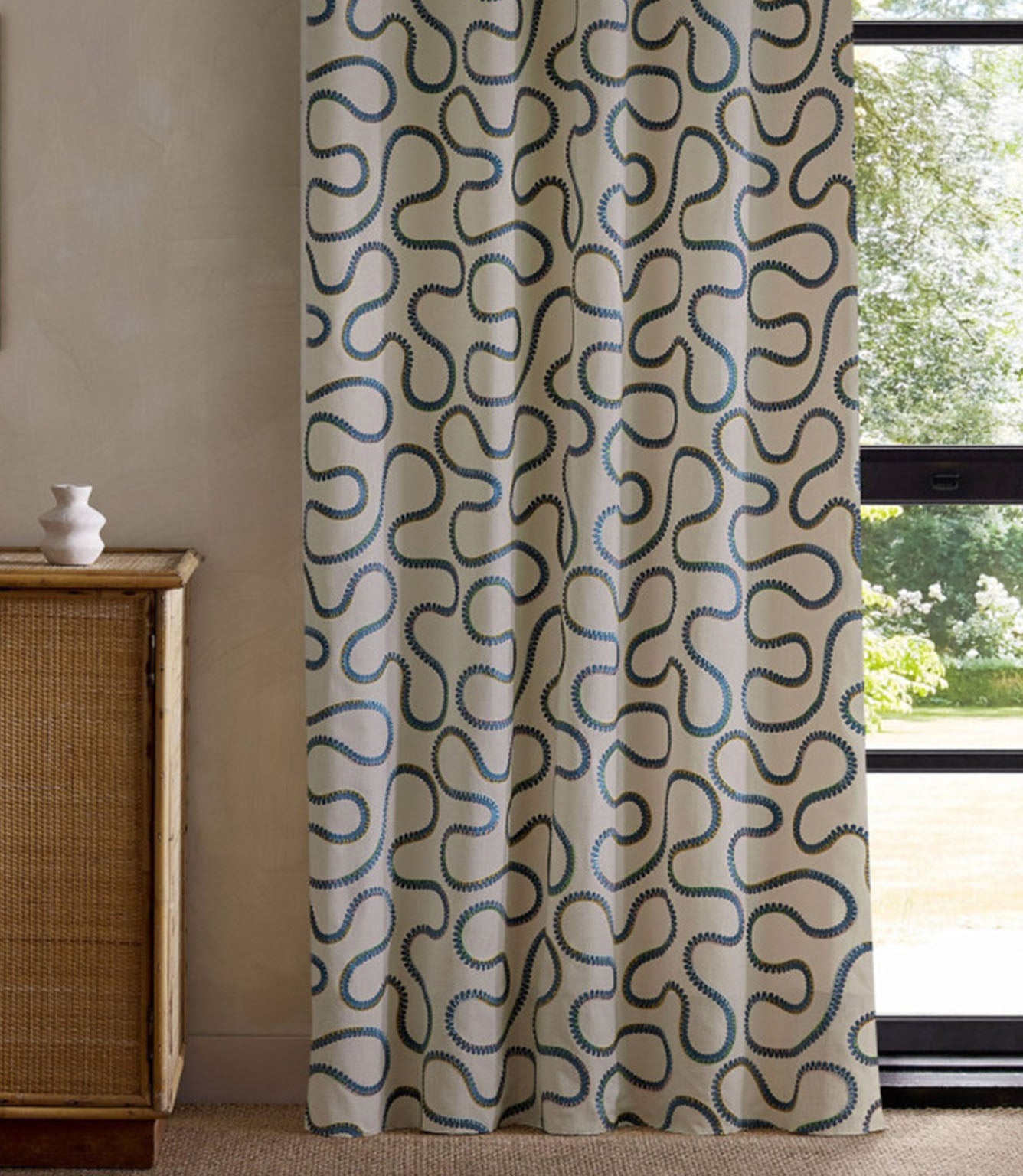 Bimble Embroidery Fabric / Meadow