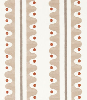 Oakham Embroidery Fabric / Mushroom