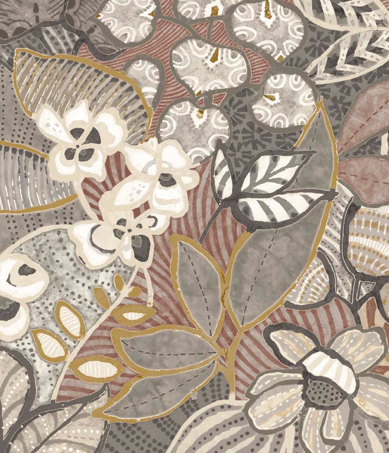 Amazonia FR Fabric / Stonewood