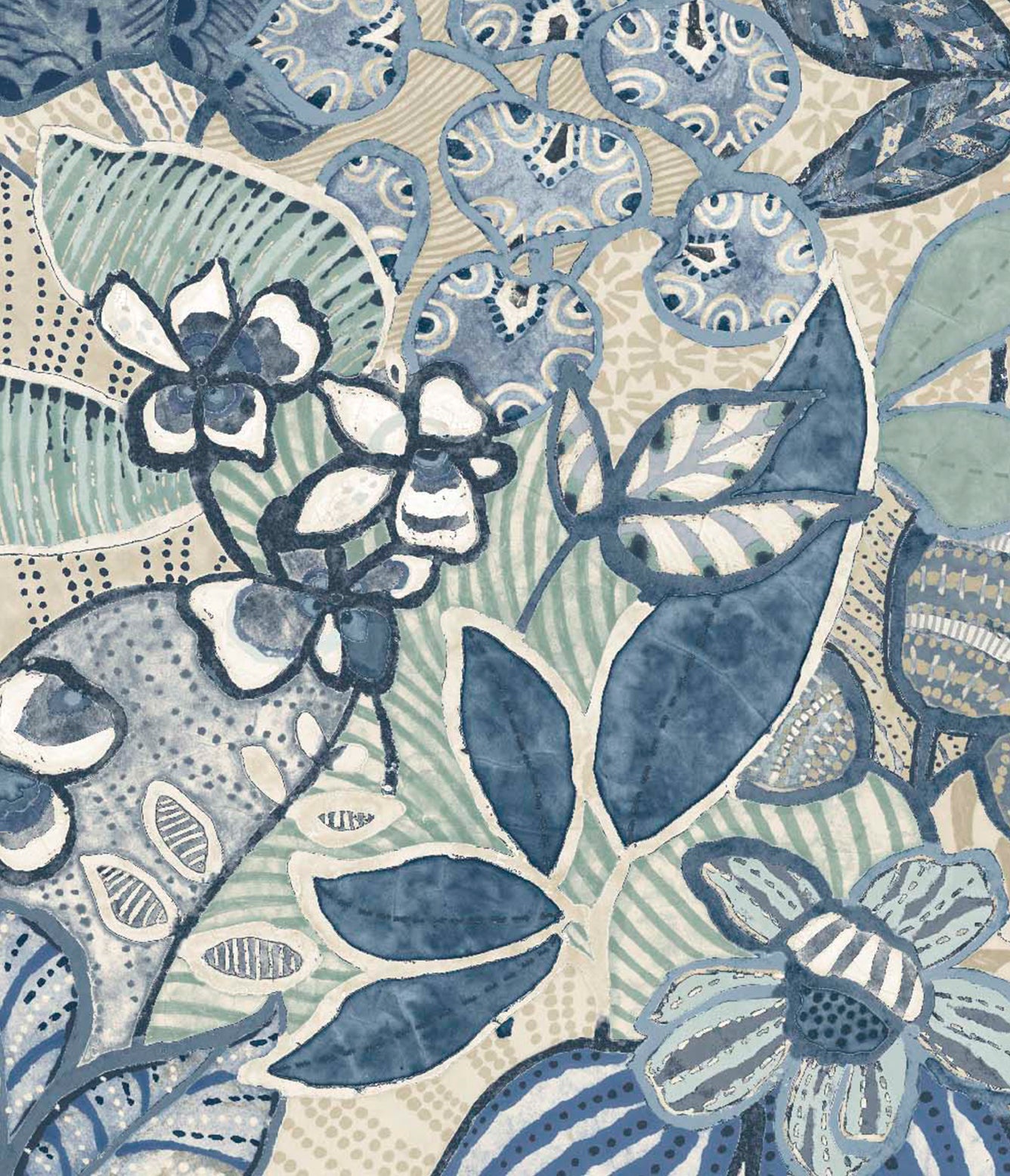 Amazonia FR Fabric / Sapphire