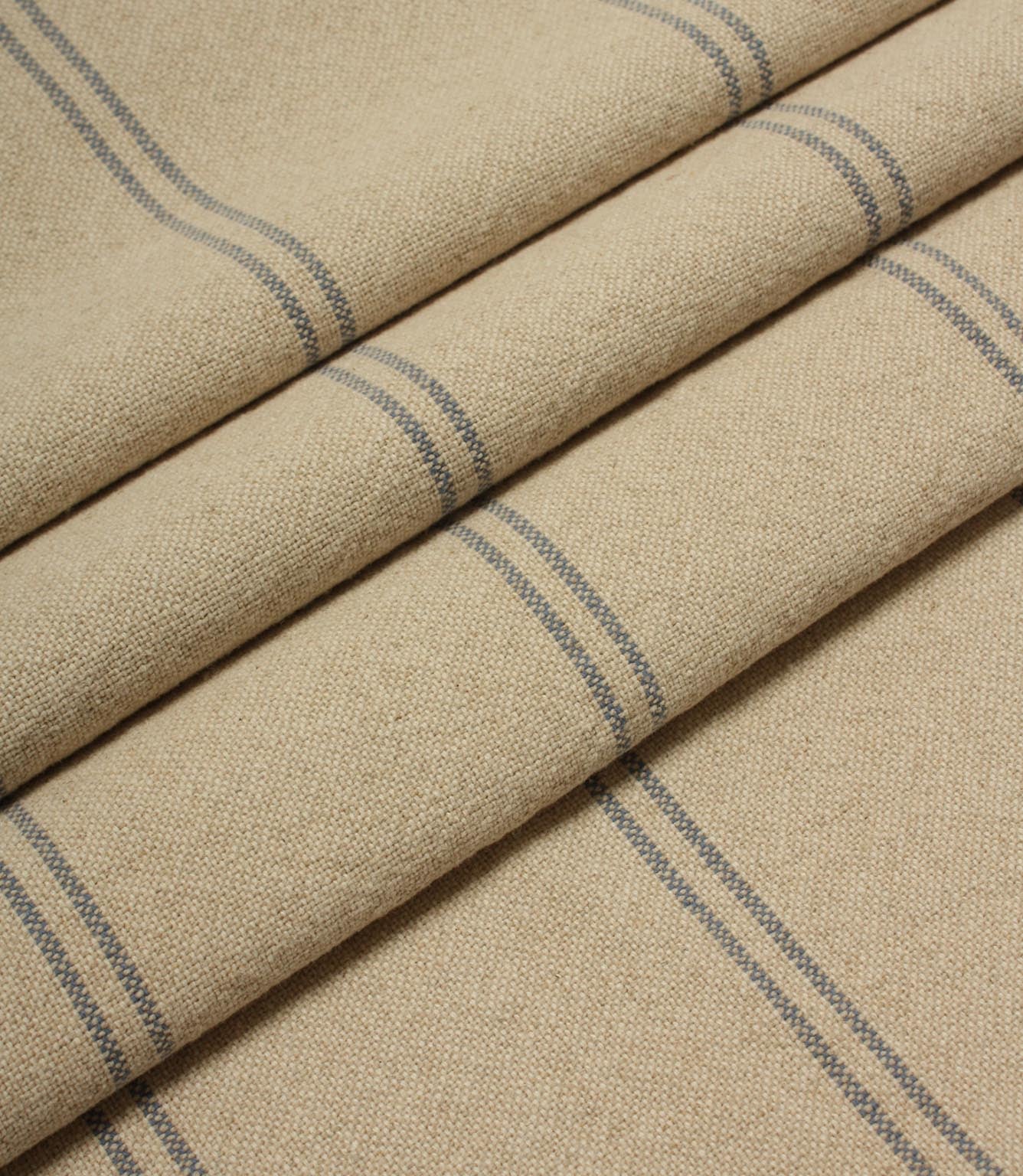 Farmhouse Stripe Fabric / Blue