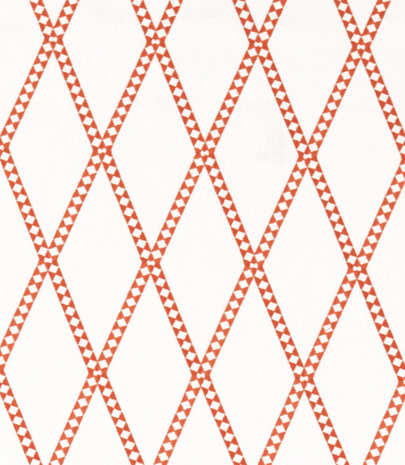 Hayloft Embroidery Fabric / Tomato