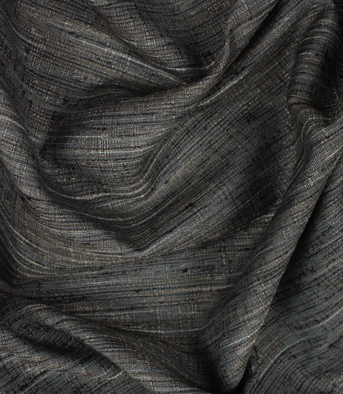 Otaru Faux Silk Fabric / Ink