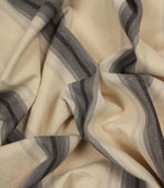 Homestead Stripe Fabric / Cool Grey