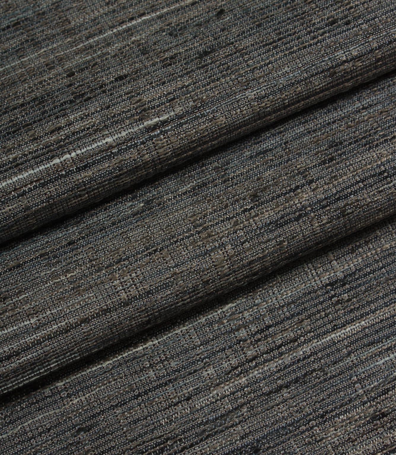 Otaru Faux Silk Fabric / Ink