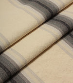 Homestead Stripe Fabric / Cool Grey