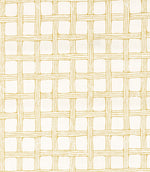 Fretwork Print Fabric / Honey