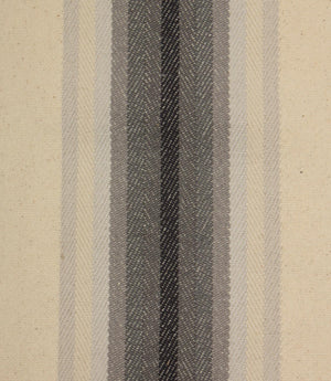 Homestead Stripe Fabric / Cool Grey