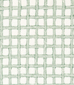 Fretwork Print Fabric / Forest
