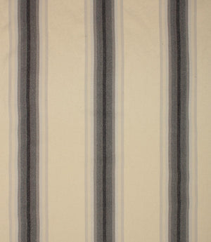 Homestead Stripe Fabric / Cool Grey