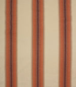 Homestead Stripe Fabric / Burnt Orange