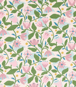 Dancing Daisies Print Fabric / Lilac