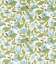 Dancing Daisies Print Fabric / Cornflower