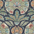 Arabesque FR Fabric / Dark Navy