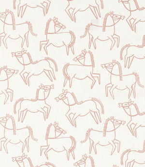 Canter Print Fabric / Dawn Pink