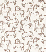Canter Print Fabric / Chestnut