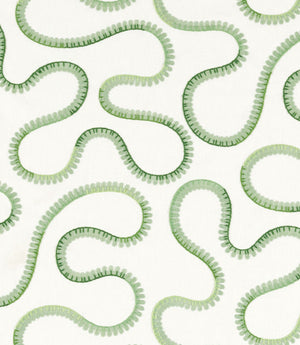 Bimble Embroidery Fabric / Pine