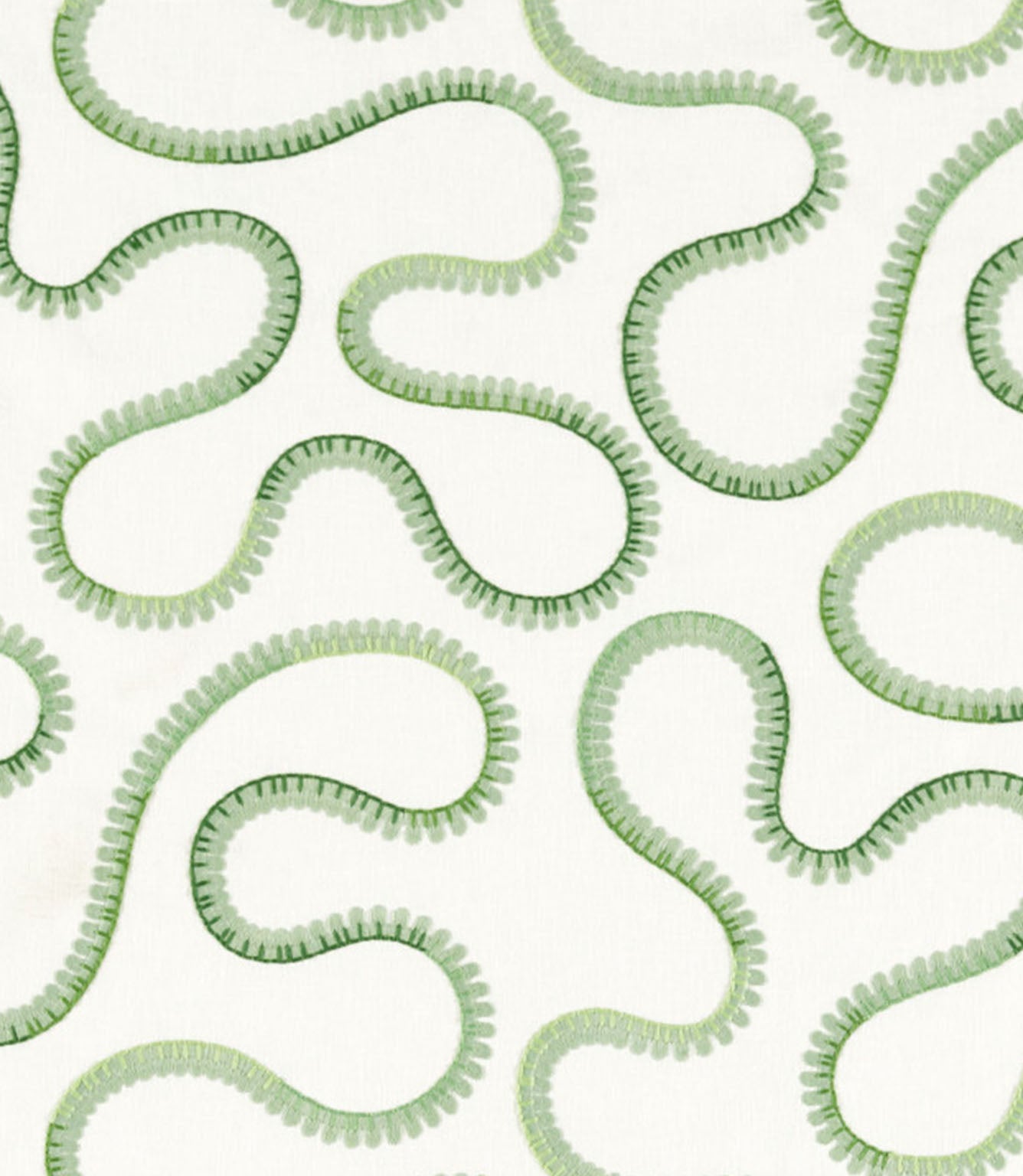 Bimble Embroidery Fabric / Pine