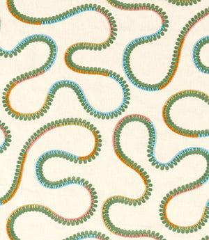 Bimble Embroidery Fabric / Meadow