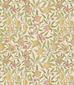 Pomegranate Oilcloth Fabric / Buttercup - Just Fabrics