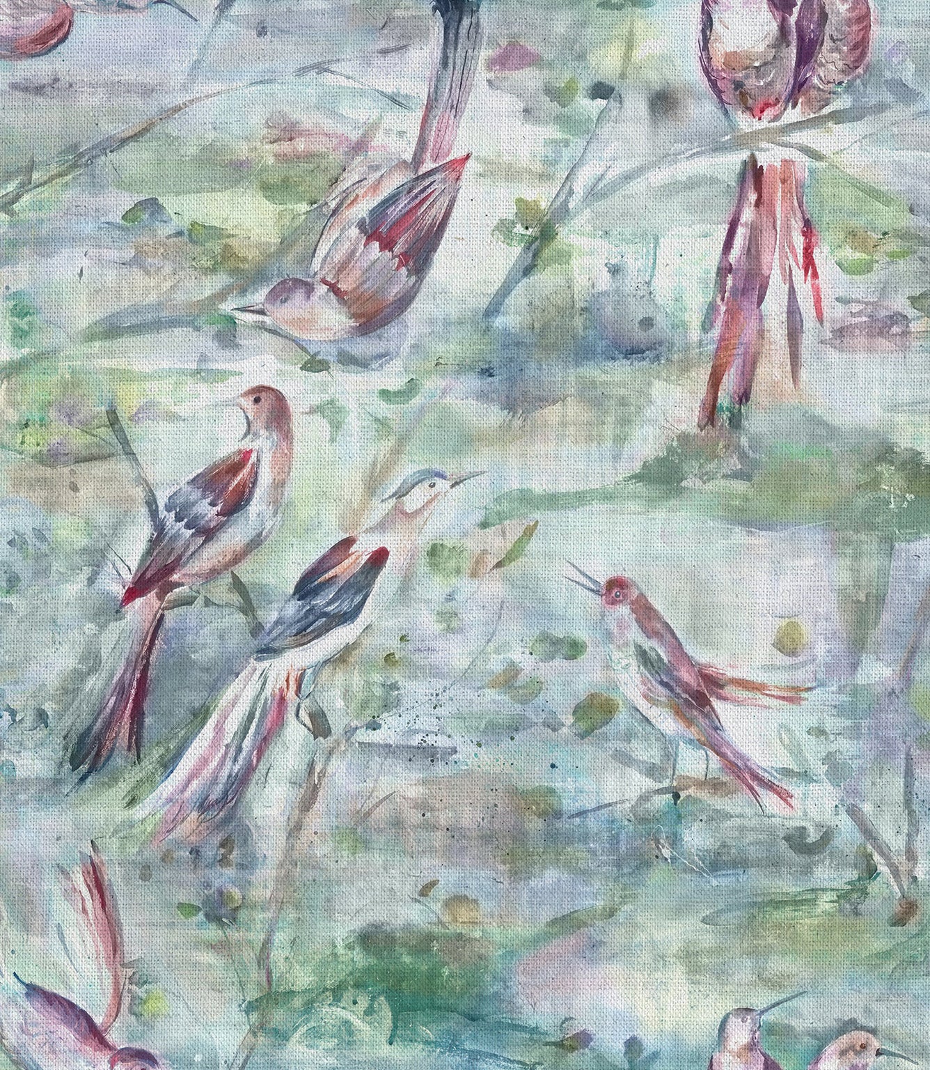 Arabella Fabric / Coral