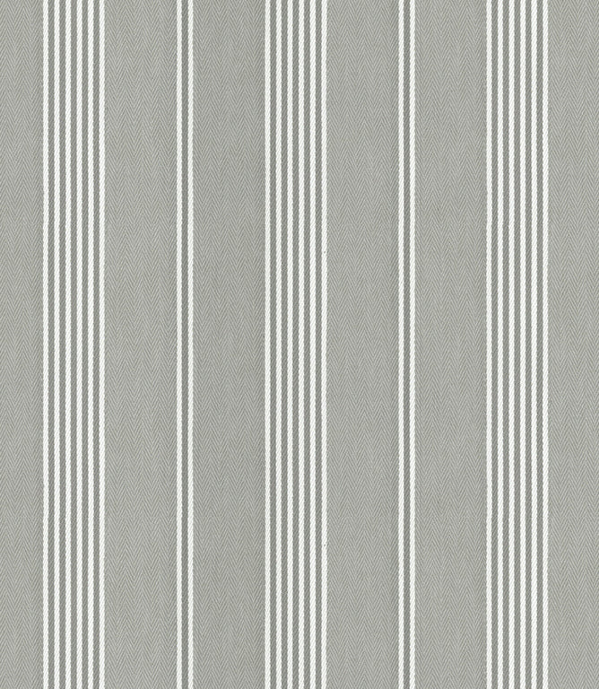 Cheltenham Stripe Fabric / Silver - Just Fabrics