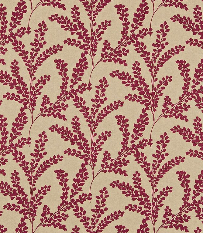 Clovelly Fabric / Claret - Just Fabrics