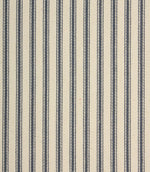 Painswick Ticking Fabric / Blue - Just Fabrics