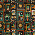 Zanara Fabric / Noir - Just Fabrics