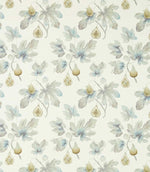 Fig Harvest Fabric / Wedgwood / Chalk - Just Fabrics