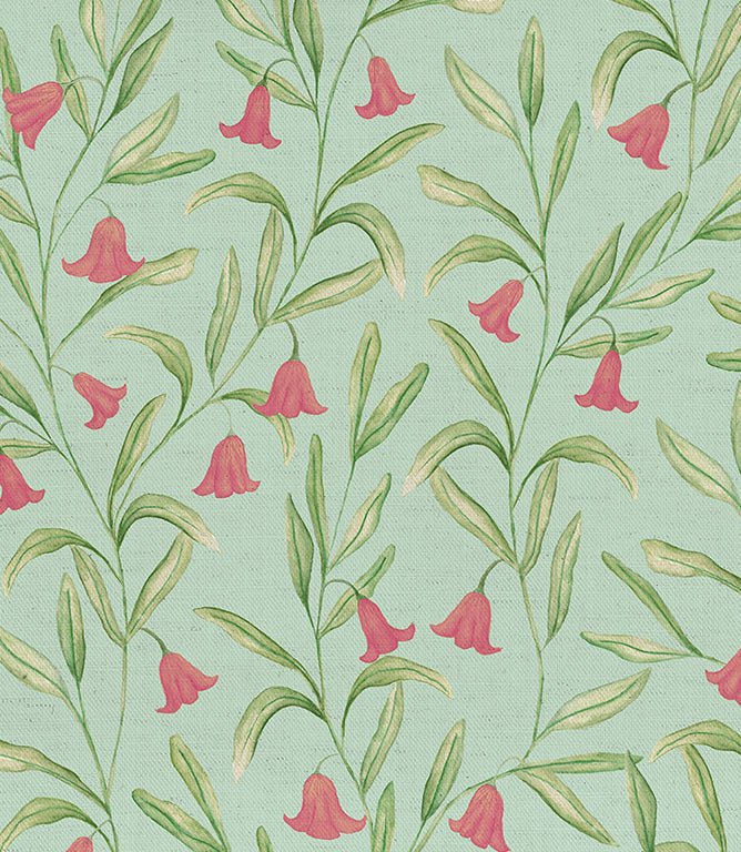 Bell Meadow Fabric / Oasis - Just Fabrics