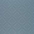 Lymington Damask Fabric / Mid Blue - Just Fabrics
