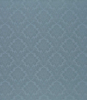Lymington Damask Fabric / Mid Blue