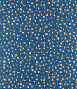 Leopard Dots Fabric / Denim / Milkshake - Just Fabrics