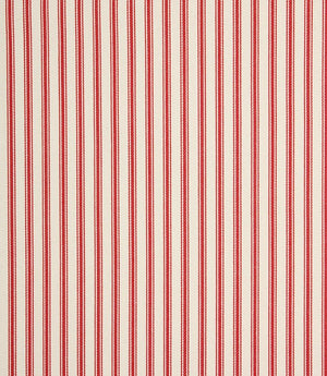 JF Ticking Fabric / Red