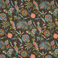 Hoopoe Fabric / Charcoal