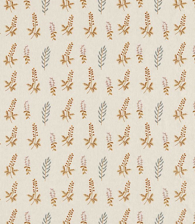 Bilberry Fabric / Denim / Barley - Just Fabrics