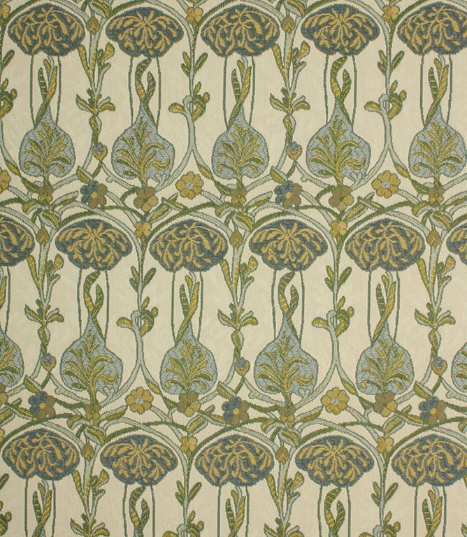 Meridian Fabric / Blue - Just Fabrics