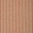 Aldsworth Ticking Fabric / Terracotta