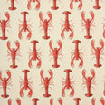 Crayfish Fabric / Red