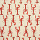 Crayfish Fabric / Red - Just Fabrics