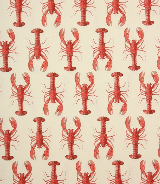 Crayfish Fabric / Red - Just Fabrics