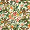 Lima Jungle Outdoor Fabric / White