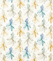 Tillandsia Fabric / Papaya / Honey - Just Fabrics