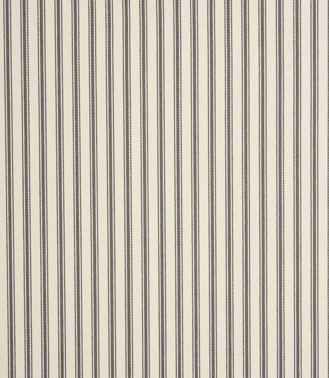 JF Ticking Fabric / Grey - Just Fabrics