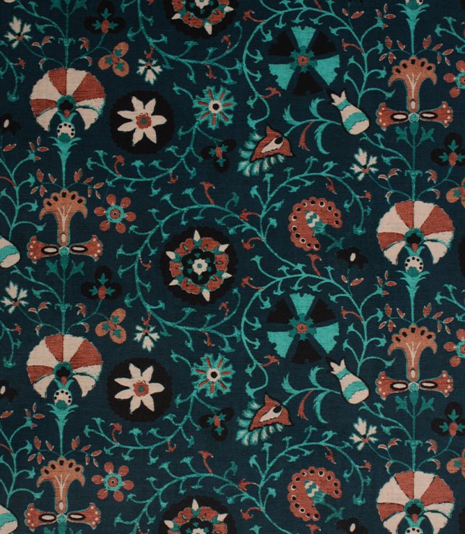 Serai Velvet Fabric / Navy - Just Fabrics