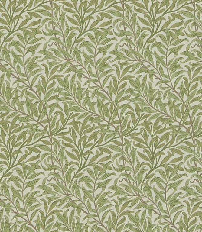 Willow Boughs Weave Fabric / Artichoke / Olive - Just Fabrics